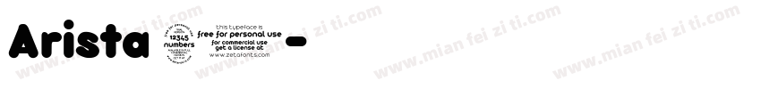 Arista 20字体转换
